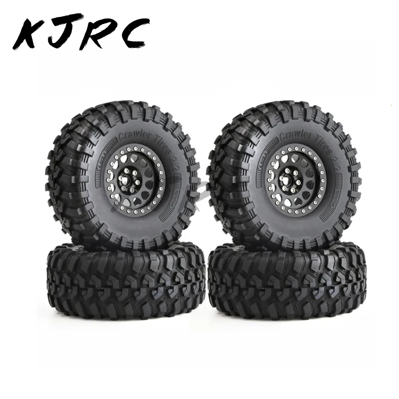 Metal 2.2" Beadlock Wheel Rim Tire Set 135mm for 1/10 RC Crawler Car Axial SCX10 Wraith RR10 Capra Traxxas TRX4 YK4082 YK4083
Metal 2.2" Beadlock Wheel Rim Tire Set 135mm for 1/10 RC Crawler Car Axial SCX10 Wraith RR10 Capra Traxxas TRX4 YK4082 YK4083