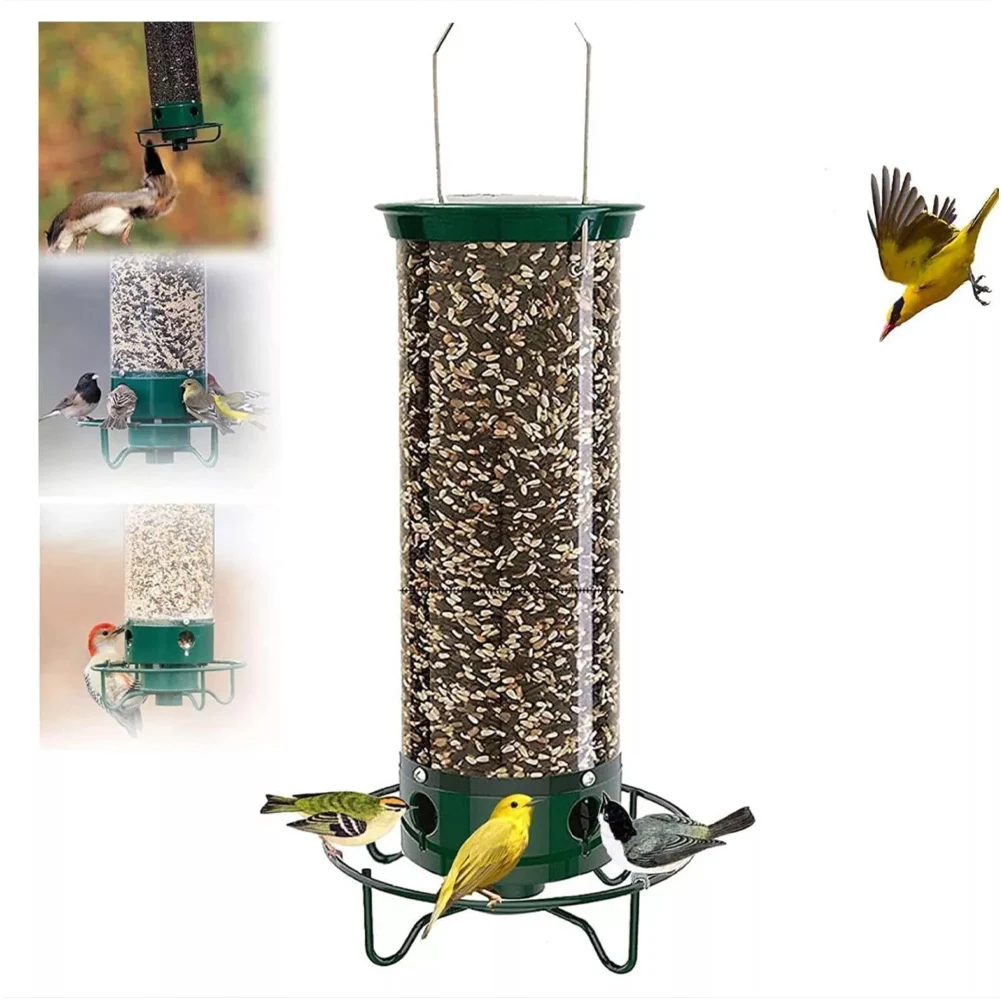 Portable Bird Feeder Rotatable Squirrel-Proof Wild Bird Feeder For Garden Outdoor Yard Hanging Hummingbird Feeder Supplies
Portable Bird Feeder Rotatable Squirrel-Proof Wild Bird Feeder For Garden Outdoor Yard Hanging Hummingbird Feeder Supplies