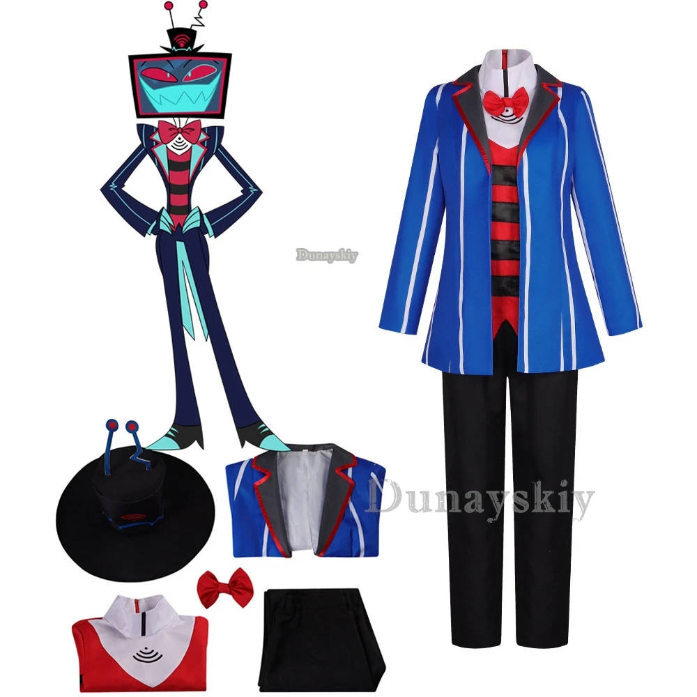 Cosplay Hotel Vox Cosplay Costume Uniform Suit Outfit Men Halloween Carnival Christmas Costumes Blue Red Suit Cosplay
Cosplay Hotel Vox Cosplay Costume Uniform Suit Outfit Men Halloween Carnival Christmas Costumes Blue Red Suit Cosplay