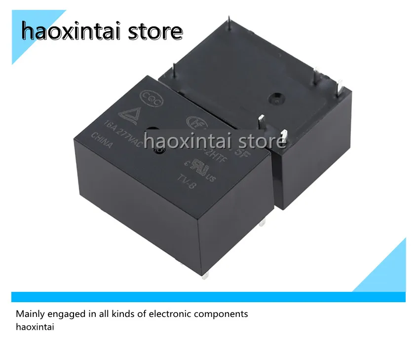 

1pcs HF175F-5-2HTF two groups of normally open 16A 277VAC small high power DC relay