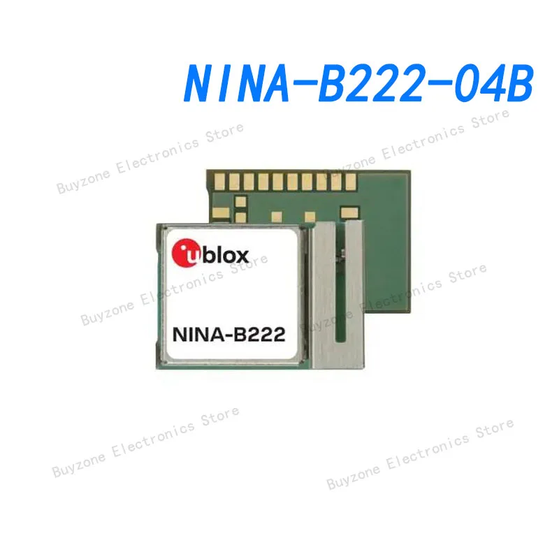 NINA-B222-04B 802.15.1 Secure industrial dual-mode Bluetooth Module, u-connectXpress software and internal antenna
NINA-B222-04B 802.15.1 Secure industrial dual-mode Bluetooth Module, u-connectXpress software and internal antenna