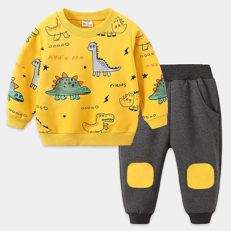 Cartoon Print Children's Long Sleeve Sets Children Clothing For Baby Boys Clothes Suits Autumn Outdoor Sports Suit
Cartoon Print Children's Long Sleeve Sets Children Clothing For Baby Boys Clothes Suits Autumn Outdoor Sports Suit
