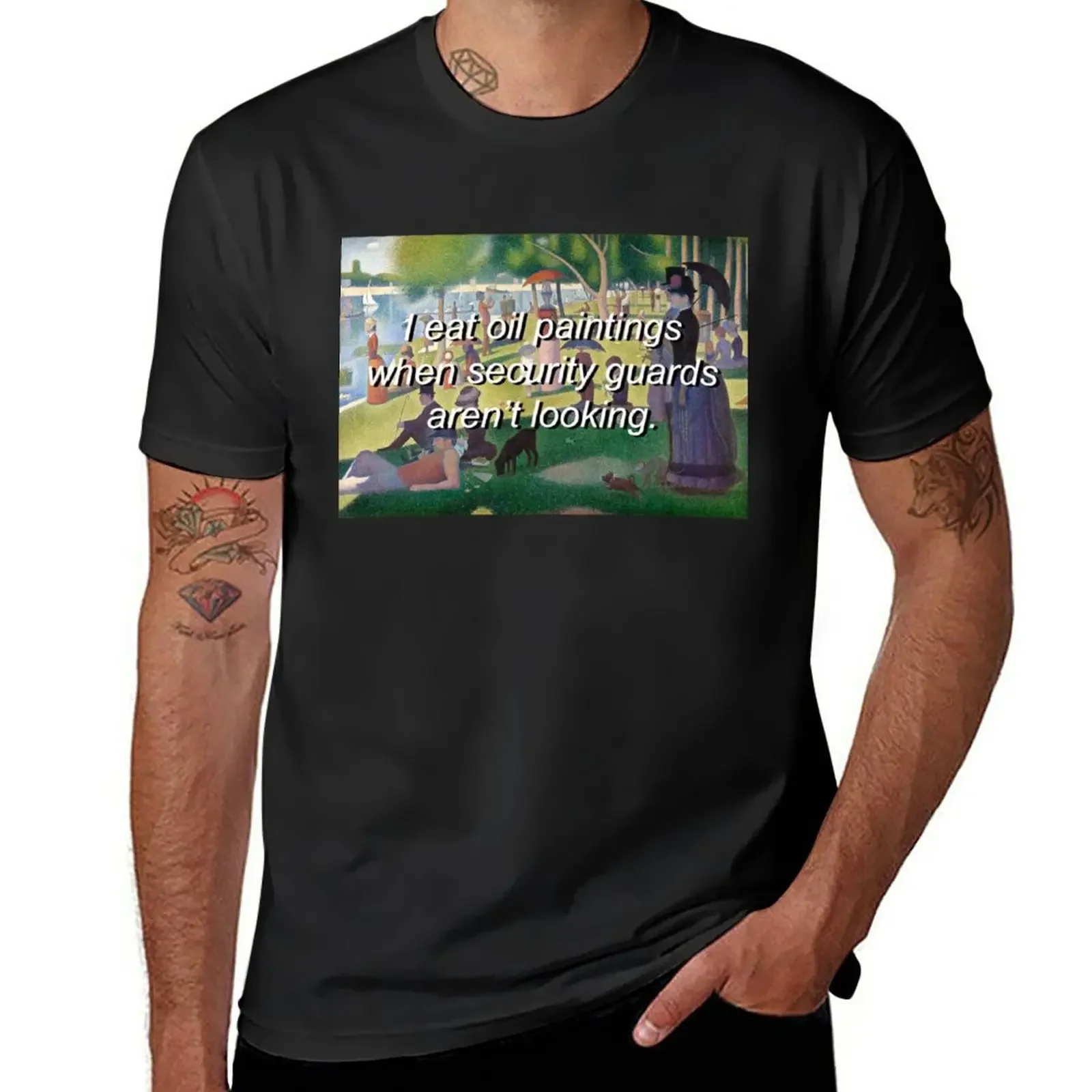 I Eat Oil Paintings T-Shirt shirts graphic tees vintage clothes Men's cotton t-shirt
I Eat Oil Paintings T-Shirt shirts graphic tees vintage clothes Men's cotton t-shirt