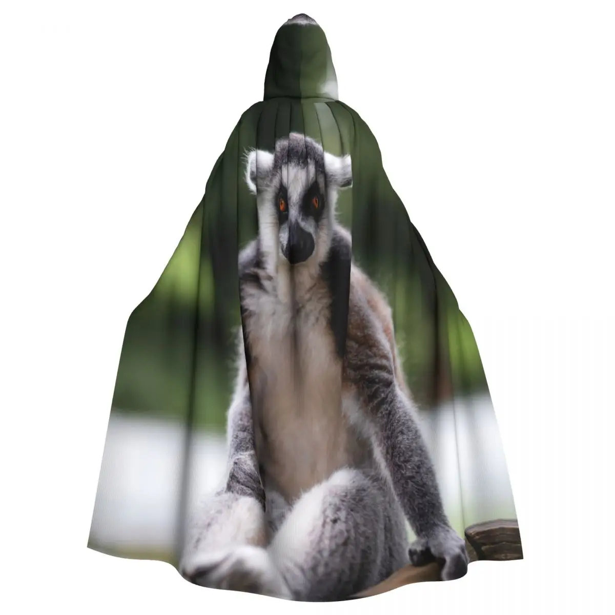 Lemur симпатичная накидка с капюшоном из полиэстера унисекс накидка ведьмы аксессуар для костюма
Lemur симпатичная накидка с капюшоном из полиэстера унисекс накидка ведьмы аксессуар для костюма
