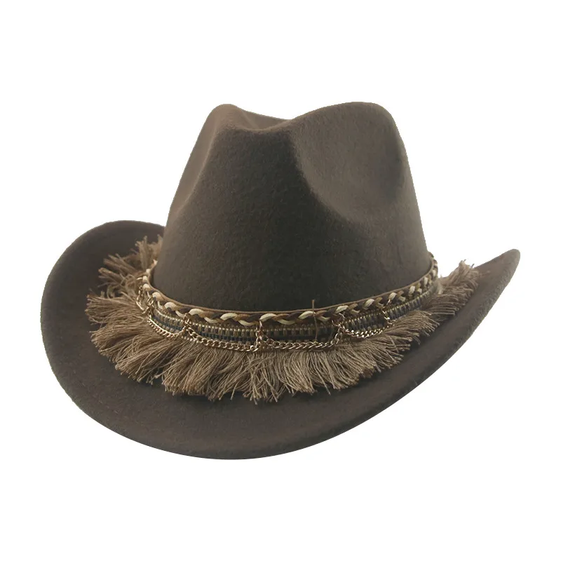Cowboy Hat Cowboy Western Cowgirl Fedoras Hats for Women Casual Vintage Panama Male Hat Winter Autumn Jazz Caps Sombrero Hombre
Cowboy Hat Cowboy Western Cowgirl Fedoras Hats for Women Casual Vintage Panama Male Hat Winter Autumn Jazz Caps Sombrero Hombre