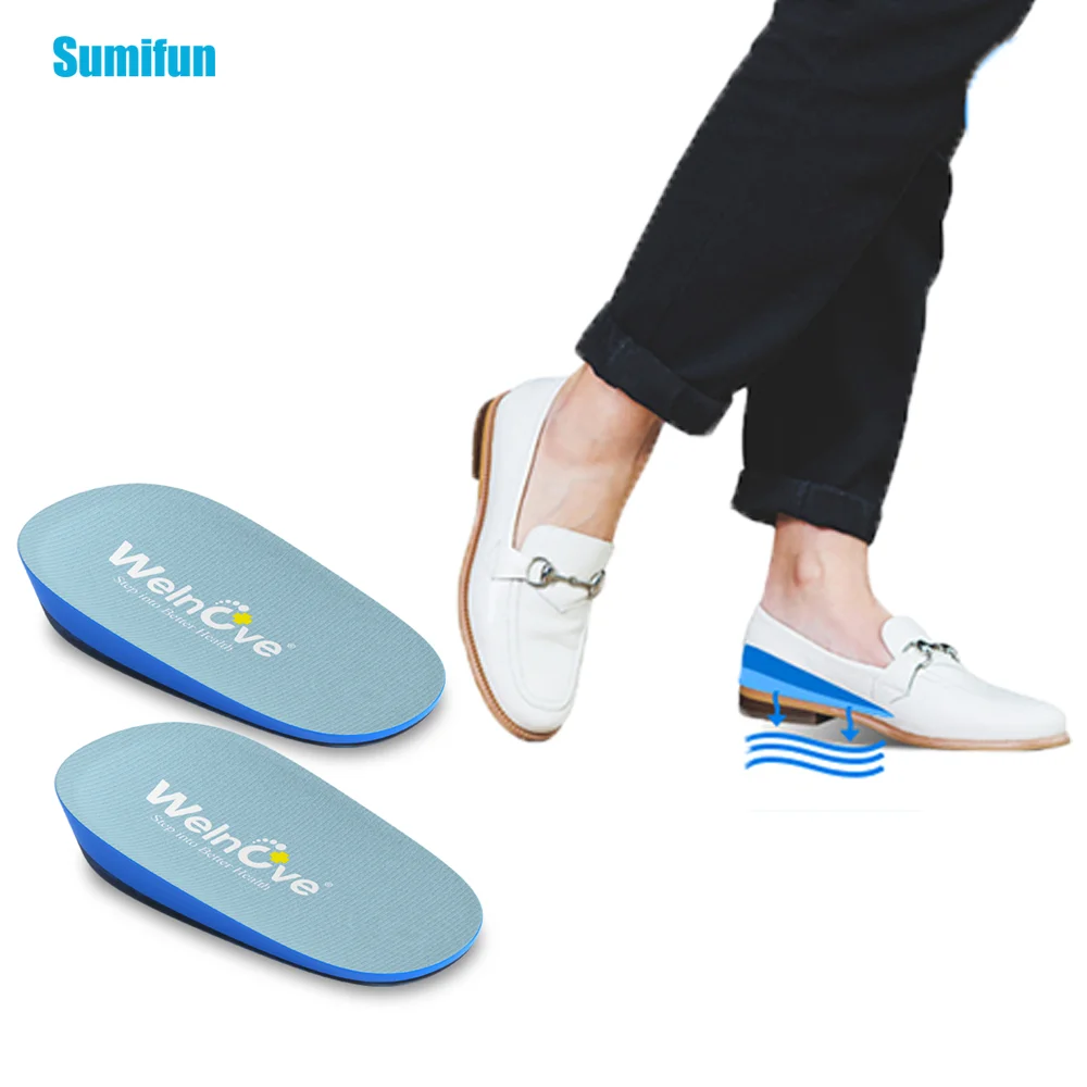 

2Pcs Sumifun Shoe Lift Flat Foot Correction X/o-Shaped Leg Orthopedic Arch Support Soft Comfortable Insole Feet Correct Tools