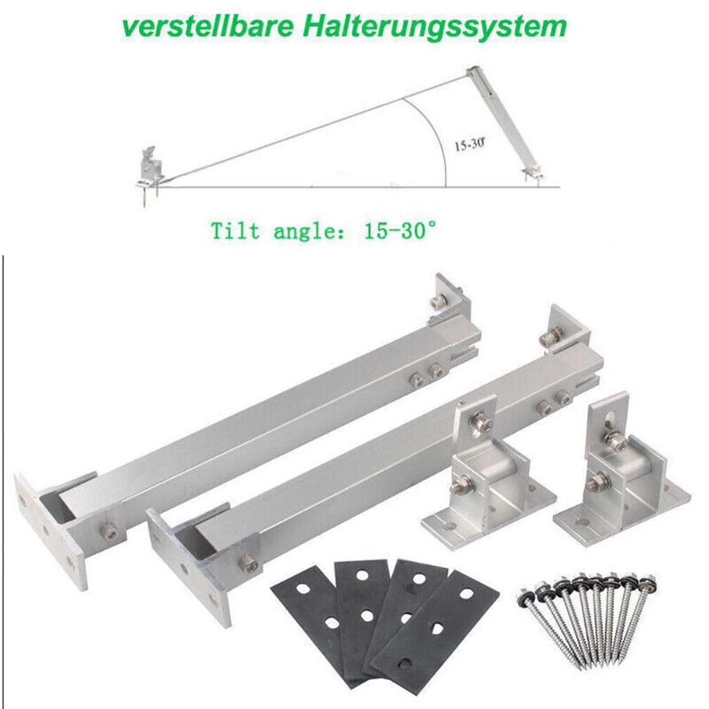 Solar Panel Racking PV Mounts Solar Mounting Bracket 15-30 Degrees Adjustable Base Set Bracket Color Steel Tile
Solar Panel Racking PV Mounts Solar Mounting Bracket 15-30 Degrees Adjustable Base Set Bracket Color Steel Tile