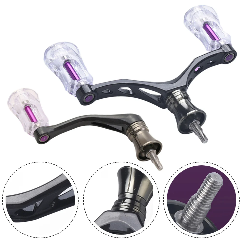 Carbon Fishing Reel Handle Reel Crank Fishing Wheel DIY Fishing Reel Replacement Fishing Supplies With Transparent Grip Design
Carbon Fishing Reel Handle Reel Crank Fishing Wheel DIY Fishing Reel Replacement Fishing Supplies With Transparent Grip Design