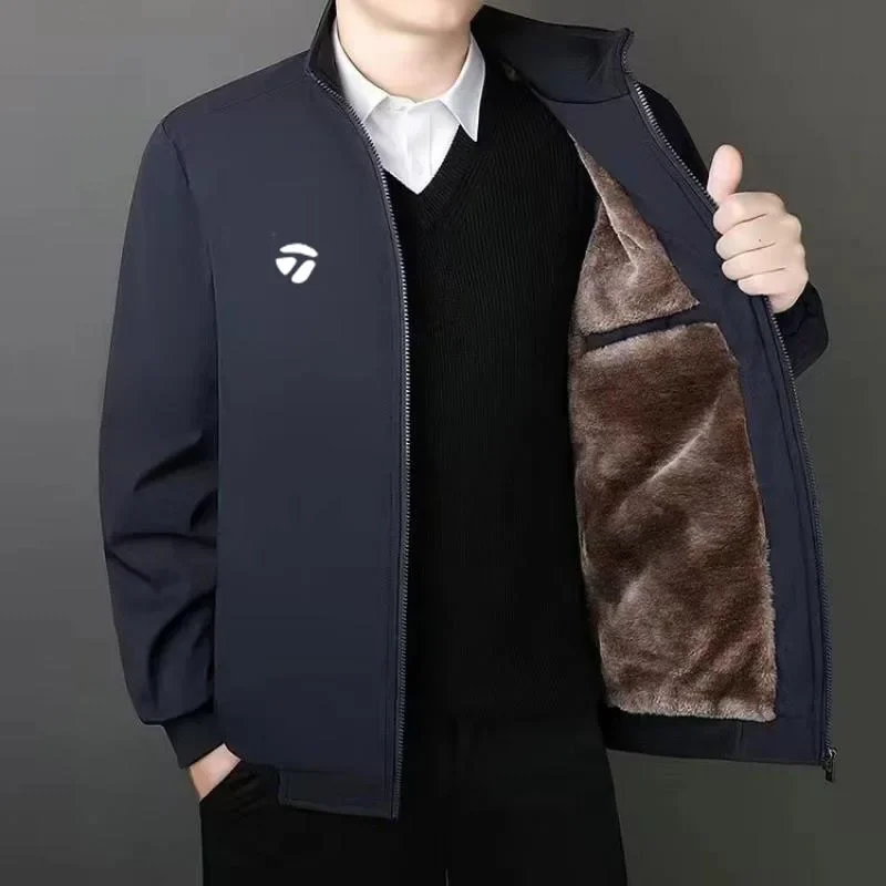 Men's Golf Clothing 2023 Winter New Velvet Thickened Warm Cotton Coat Loose Stand up Neck Men's Jacket
Men's Golf Clothing 2023 Winter New Velvet Thickened Warm Cotton Coat Loose Stand up Neck Men's Jacket