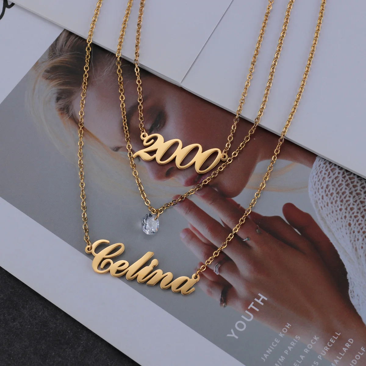 Personalized Zircon Stainless Steel Jewelry Custom Name Pendant Necklaces Accessories for Women Design Crown Party Elegant Gift
Personalized Zircon Stainless Steel Jewelry Custom Name Pendant Necklaces Accessories for Women Design Crown Party Elegant Gift