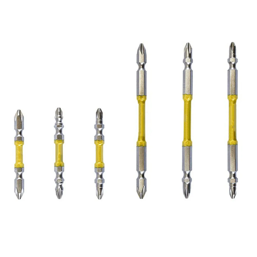 6pcs Cross Screwdriver Bit Set Magnetic PH2 Double Head Screwdriver Bits Screw Driver Adapter Electric Screwdriver 65-110mm
6pcs Cross Screwdriver Bit Set Magnetic PH2 Double Head Screwdriver Bits Screw Driver Adapter Electric Screwdriver 65-110mm