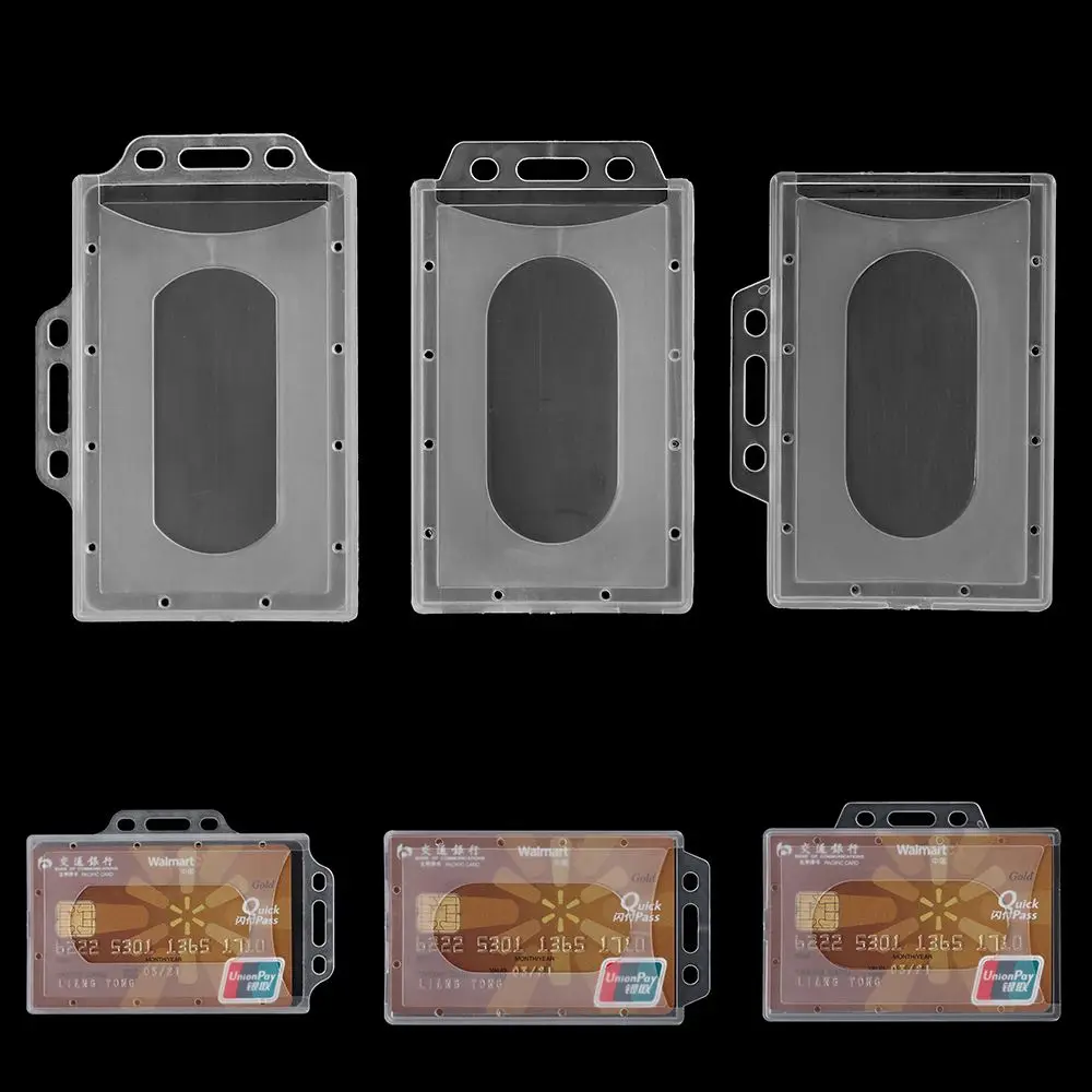 Acrylic Plastic Multi-use Hard Plastic Badge Work ID Card Holder Protector Cover Case ID Card Holder Useful Design
Acrylic Plastic Multi-use Hard Plastic Badge Work ID Card Holder Protector Cover Case ID Card Holder Useful Design
