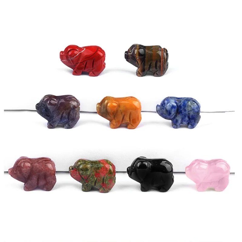 5/10pcs Natural Stone Carving 1 Inch Pig Crafts Ornaments Quartz Crystal Healing Piggy Animal Home Table Fengshui Decoration 
5/10pcs Natural Stone Carving 1 Inch Pig Crafts Ornaments Quartz Crystal Healing Piggy Animal Home Table Fengshui Decoration