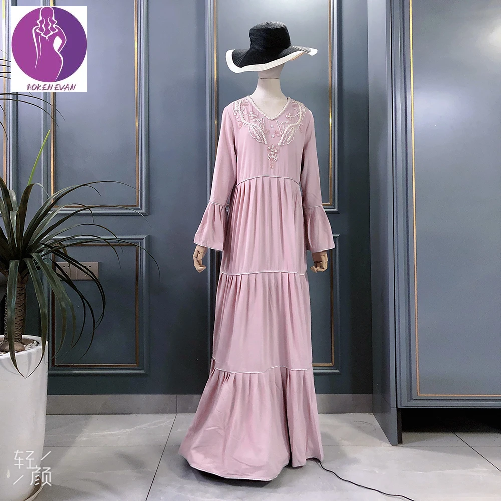 2022 Women New Fashion Design Beading Muslim Abaya Long Dress Edi Pink Big Pendulum Dress XL
2022 Women New Fashion Design Beading Muslim Abaya Long Dress Edi Pink Big Pendulum Dress XL