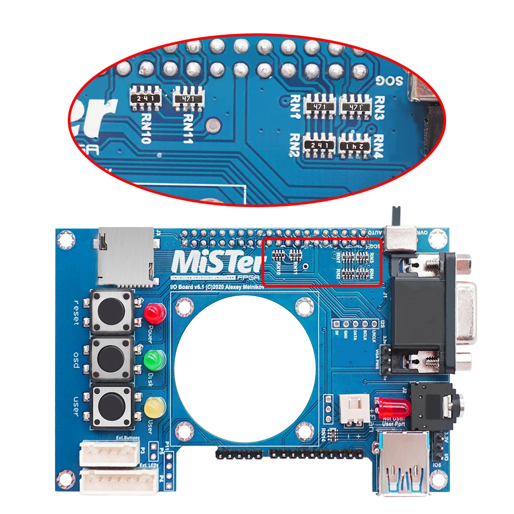 Плата ввода-вывода Bitfunx, Аналоговый видеовыход, VGA порт с RGBHV/RGBS/YPbPr для MiSTer FPGA 3,5 мм, сменная плата порта для наушников
Плата ввода-вывода Bitfunx, Аналоговый видеовыход, VGA порт с RGBHV/RGBS/YPbPr для MiSTer FPGA 3,5 мм, сменная плата порта для наушников