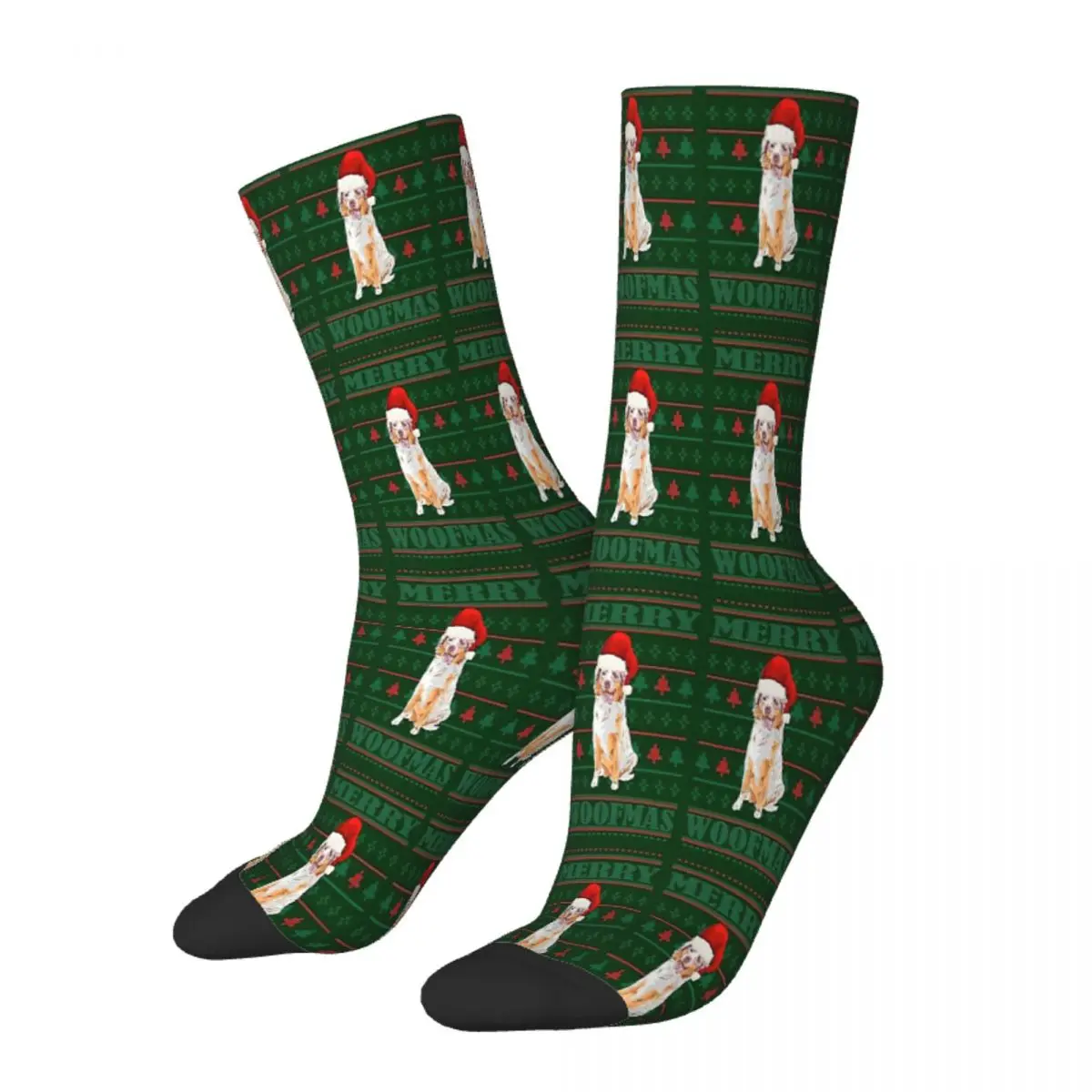 

Ugly Christmas Sweater Australian Shepherd Meme Dog Doge Socks Male Mens Women Summer Stockings Hip Hop