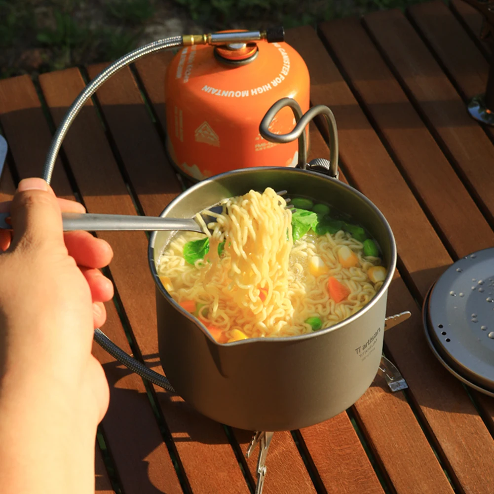 1.1L Pot Bushcraft Hanging Pot With Detachable Handle Cookware For Camping Hiking Outdoor Camping Supplies
1.1L Pot Bushcraft Hanging Pot With Detachable Handle Cookware For Camping Hiking Outdoor Camping Supplies