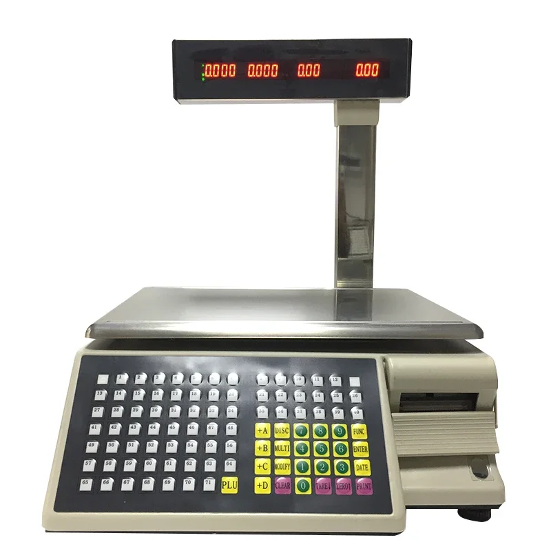 New Arrival Russian language weighing balance with printer high quality and good price label printing scales with price
New Arrival Russian language weighing balance with printer high quality and good price label printing scales with price