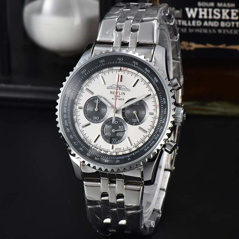 Hot AAA+ Breitling Watches For Mens Top Quality Full Steel Navitimer Automatic Date Watch Business Sports Chronograph Male Clock
Hot AAA+ Breitling Watches For Mens Top Quality Full Steel Navitimer Automatic Date Watch Business Sports Chronograph Male Clock