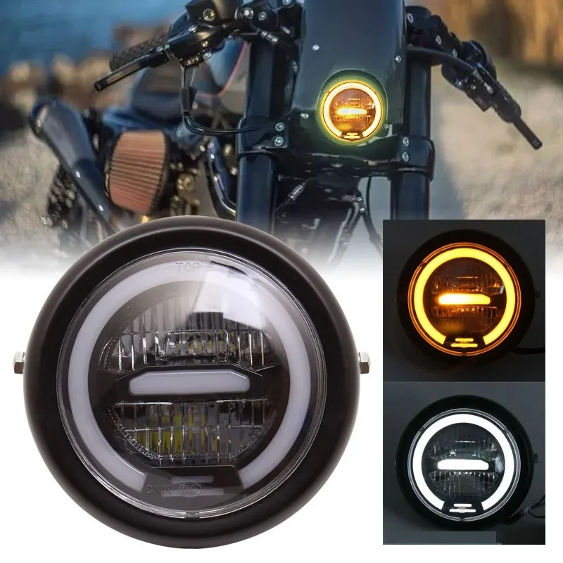 

Motorcycle Accessories Modified LED Front Headlight Suitable for Harley headlight Light Bulb