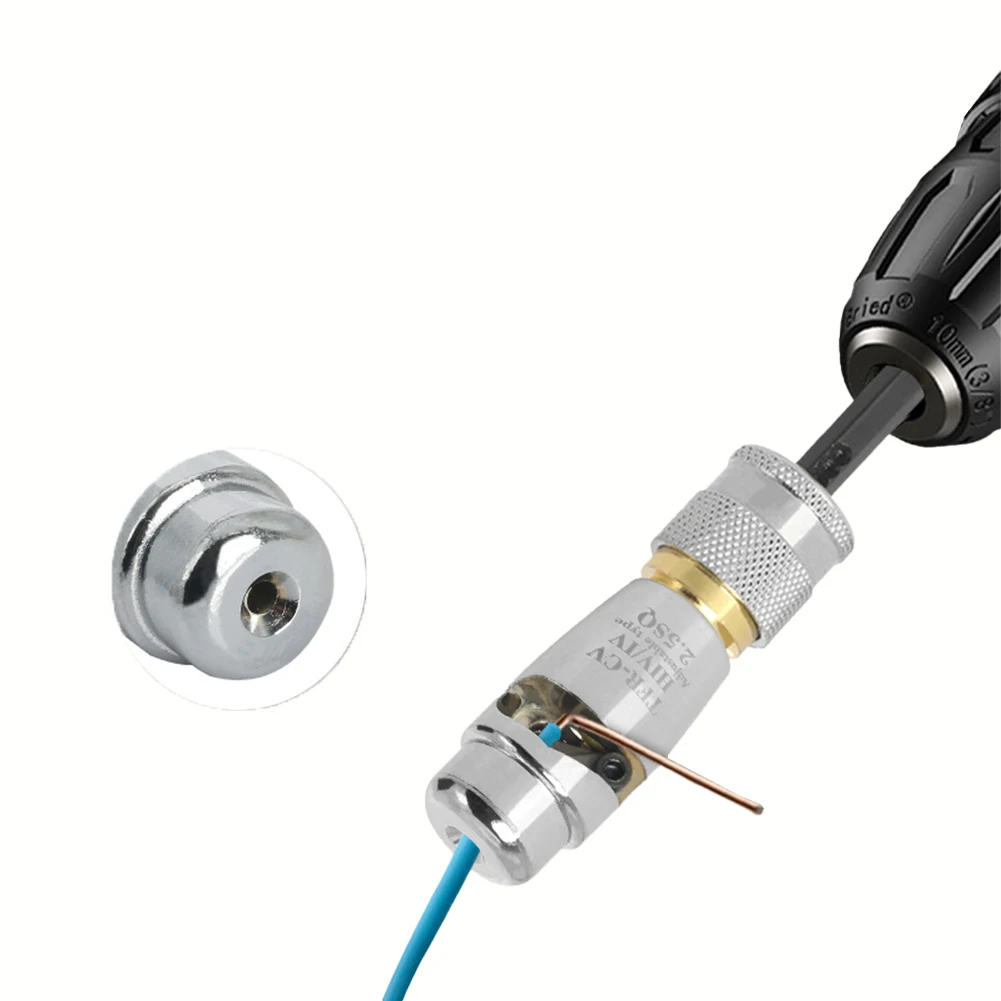 Compact Electrician Wire Stripper Quick Wire Stripping with Electric Drill Durable Aluminum Alloy Portable Design
Compact Electrician Wire Stripper Quick Wire Stripping with Electric Drill Durable Aluminum Alloy Portable Design