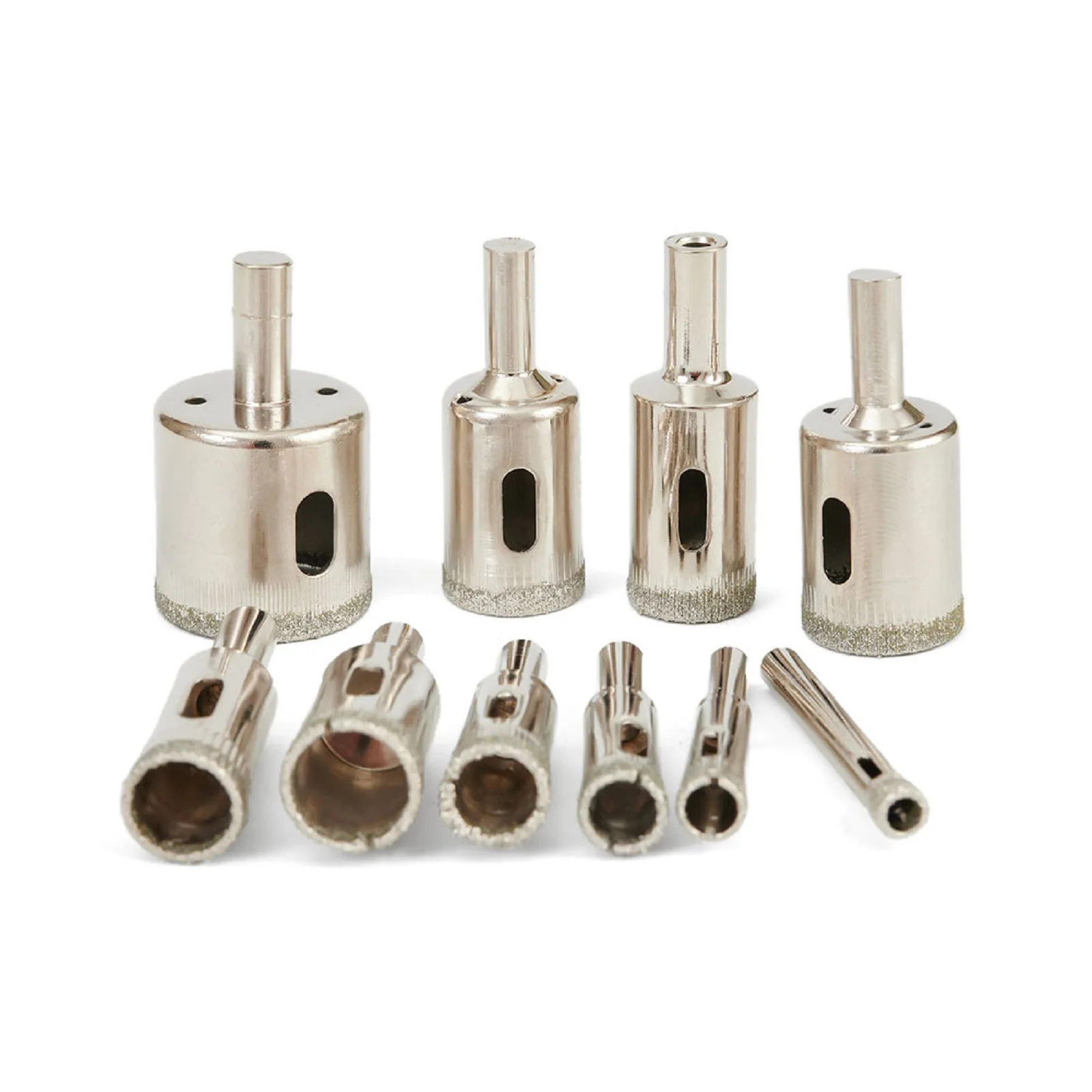 10PCS 6-30mm Diamond Saw Hole Drill Bit Complete Circle Remover Drill Bit For Glass Marble Tiles Granite Ceramic Power Tool Part
10PCS 6-30mm Diamond Saw Hole Drill Bit Complete Circle Remover Drill Bit For Glass Marble Tiles Granite Ceramic Power Tool Part