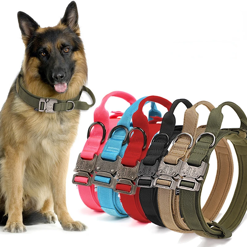 Military Tactical Dog Collar Adjustable Nylon Durable German Shepherd Medium and Large Outdoor Walking Pet Supplies
Military Tactical Dog Collar Adjustable Nylon Durable German Shepherd Medium and Large Outdoor Walking Pet Supplies