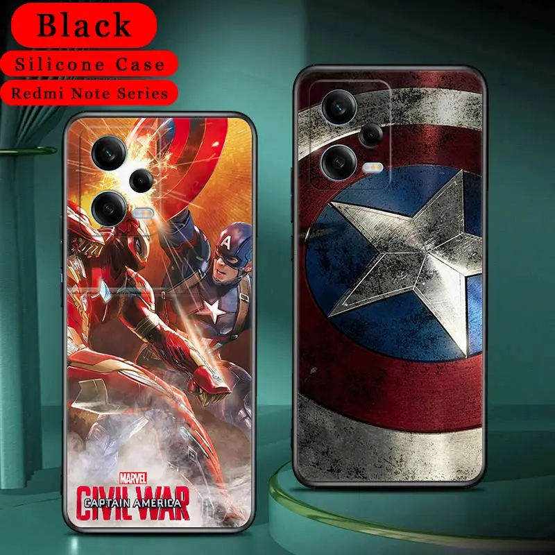 Marvel Civil War Captain America Case For Xiaomi Redmi Note 12 Pro Plus 12S 11 10 Pro 11S 10S 9 8 Pro 9S 7 Phone Case Back Cover
Marvel Civil War Captain America Case For Xiaomi Redmi Note 12 Pro Plus 12S 11 10 Pro 11S 10S 9 8 Pro 9S 7 Phone Case Back Cover