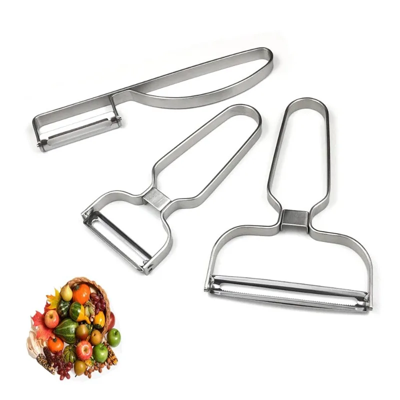 New Convenient and Simple Skin Knife Vegetable Peeler Melon Planer Fruit Apple Scraper Stainless Steel
New Convenient and Simple Skin Knife Vegetable Peeler Melon Planer Fruit Apple Scraper Stainless Steel