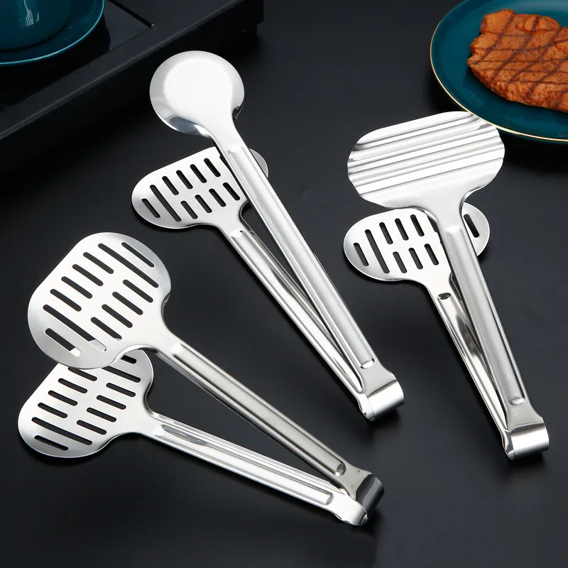Stainless Steel Round Hollow Food Tongs Drain Oil Clamp Bread Steak Clip Barbecue Tools Kitchen Cooking Utensils
Stainless Steel Round Hollow Food Tongs Drain Oil Clamp Bread Steak Clip Barbecue Tools Kitchen Cooking Utensils