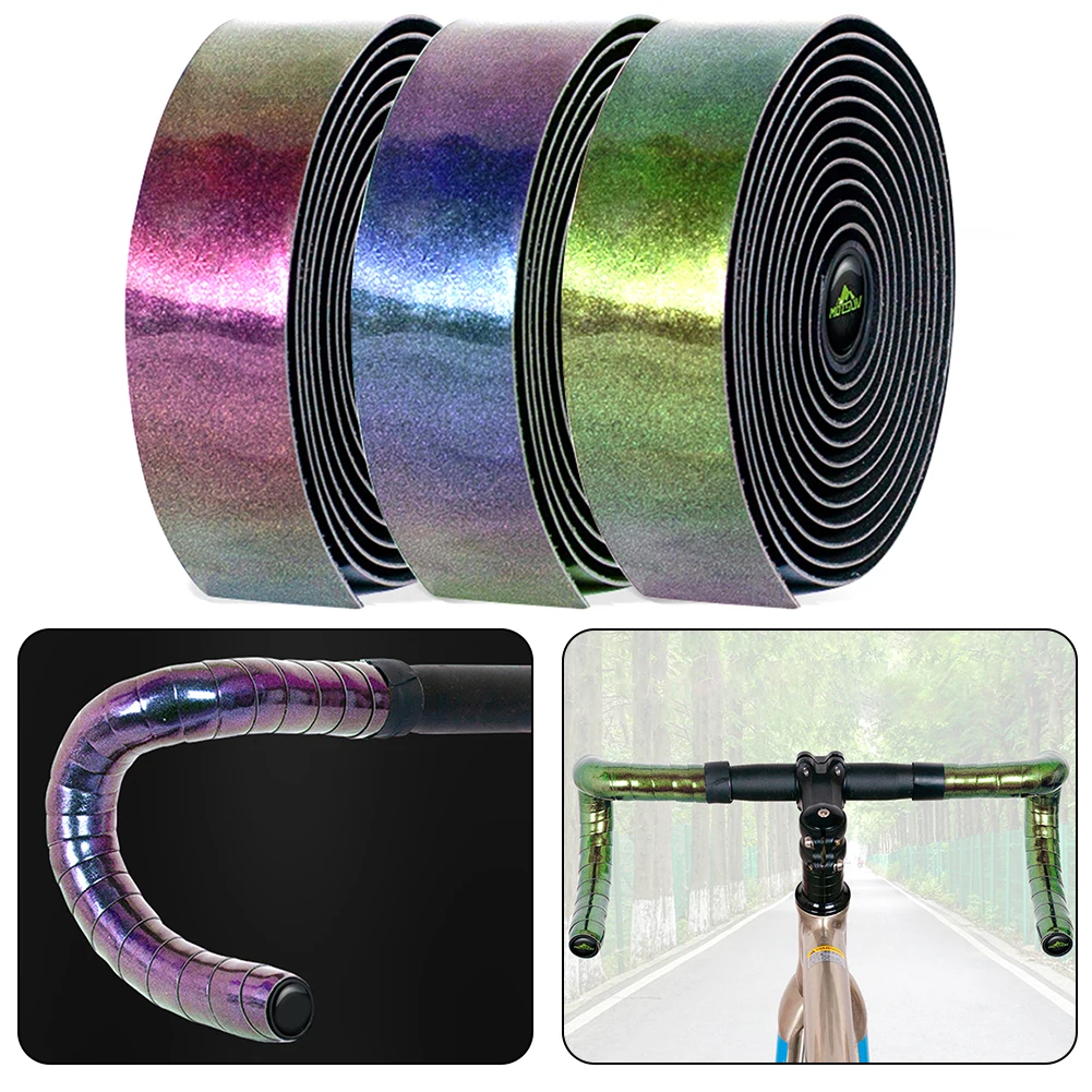 Road Bike Handlebar Tape Riding Reflective Colorful Handlebar Wrap Tape With Bar End Plugs Bicycle Accessories
Road Bike Handlebar Tape Riding Reflective Colorful Handlebar Wrap Tape With Bar End Plugs Bicycle Accessories