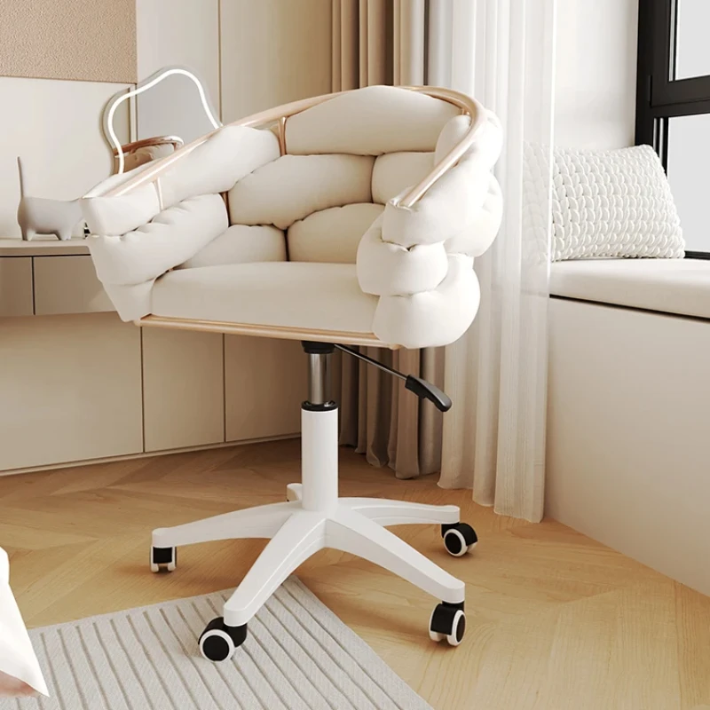 

Роскошное и практичное кресло для макияжа для девушек, компьютерное кресло, удобное вращающееся кресло с подъемным механизмом для сидения, мебель для комнаты и спальни
