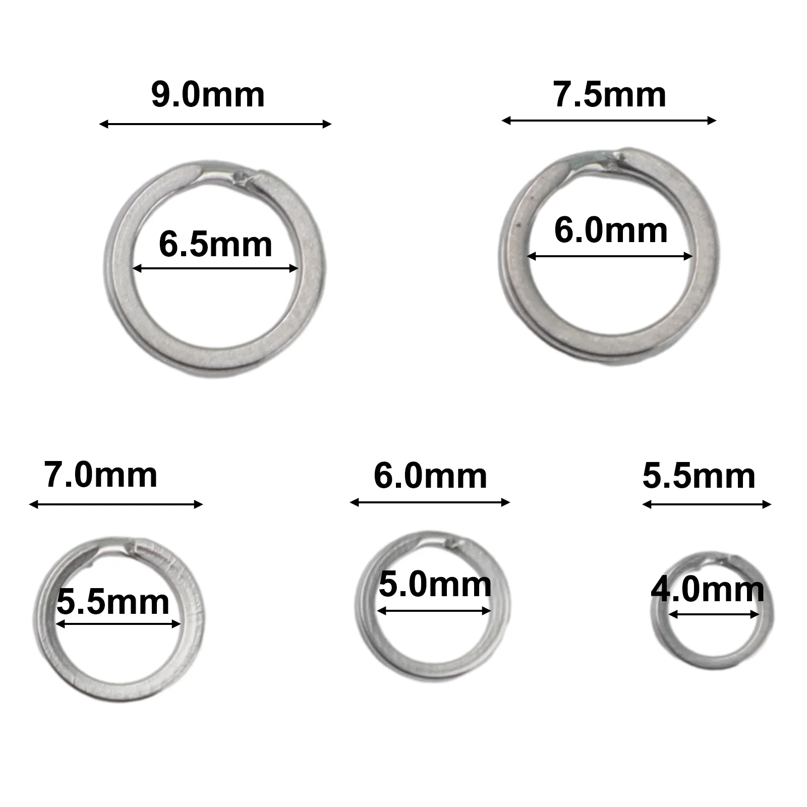 200pcs Split rings Outdoor Double Loop Connectors Tackle Lures Accessories Stainless Steel Fishing Practical Durable
200pcs Split rings Outdoor Double Loop Connectors Tackle Lures Accessories Stainless Steel Fishing Practical Durable