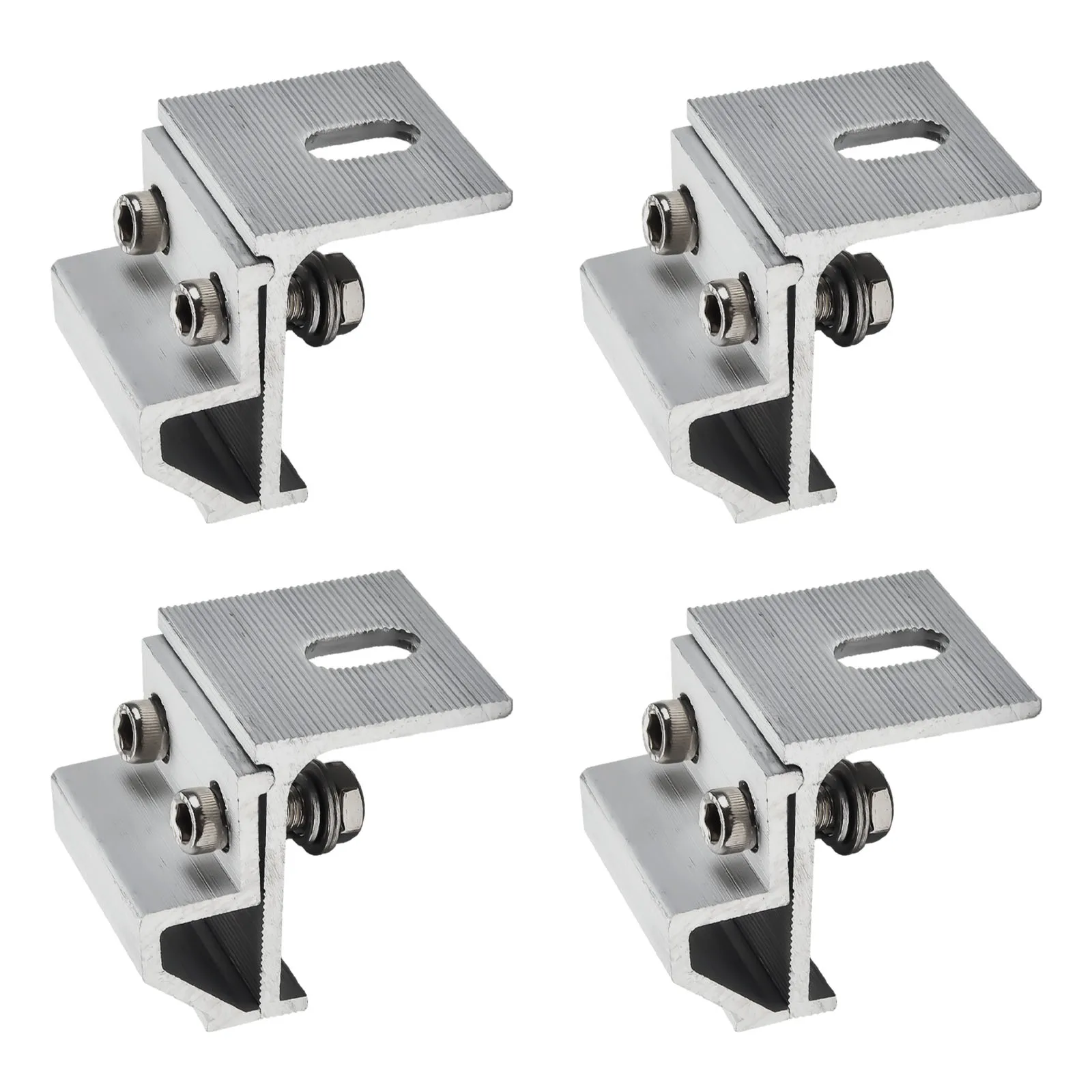4pcs Solar Panel Bracket Roof Mounting Fixing Clamp Aluminum Alloy Photovoltaic Panel Fixing Clips Solar System Accessorie
4pcs Solar Panel Bracket Roof Mounting Fixing Clamp Aluminum Alloy Photovoltaic Panel Fixing Clips Solar System Accessorie