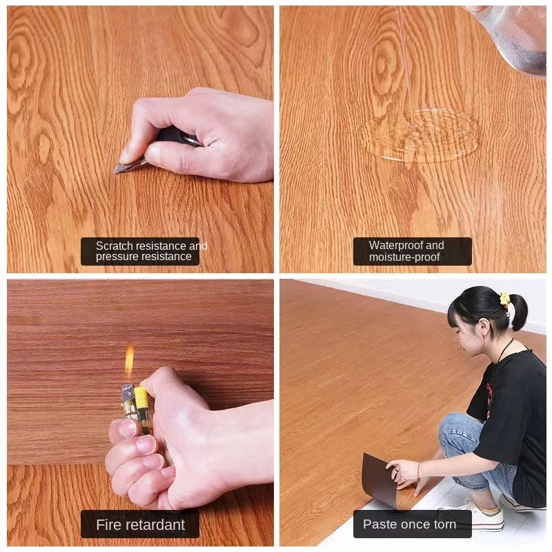 5pcs Wood Grain Waterproof Self-adhesive XPE Wall Sticker Bathroom Kitchen Decoration Home Office Decoration PVC Wallpaper
5pcs Wood Grain Waterproof Self-adhesive XPE Wall Sticker Bathroom Kitchen Decoration Home Office Decoration PVC Wallpaper