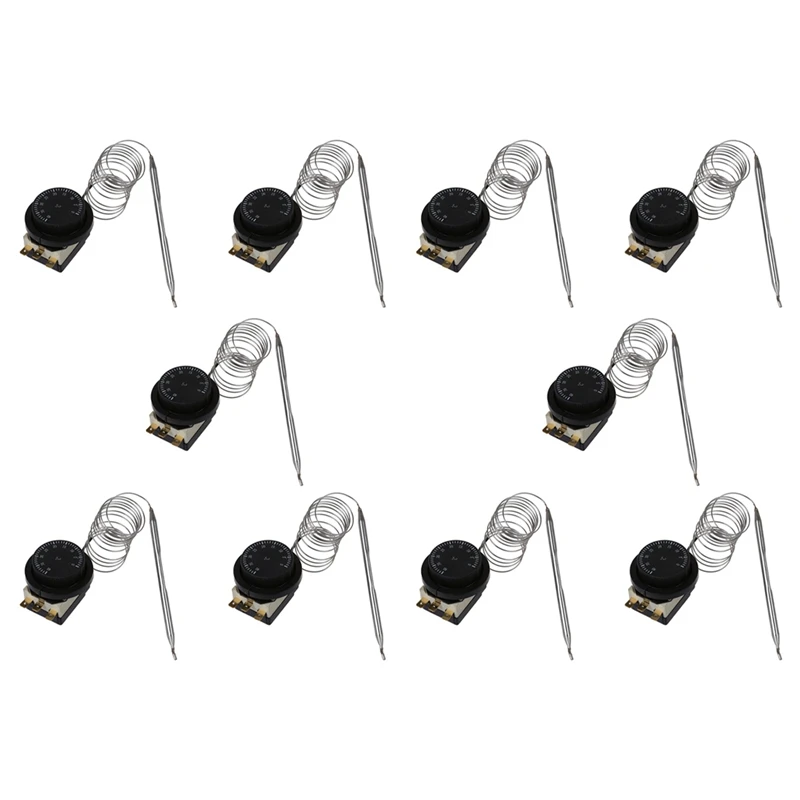 10X 1NC 1NO AC 250V/380V 16A 0-40C Temperature Control Switch Capillary Thermostat
10X 1NC 1NO AC 250V/380V 16A 0-40C Temperature Control Switch Capillary Thermostat