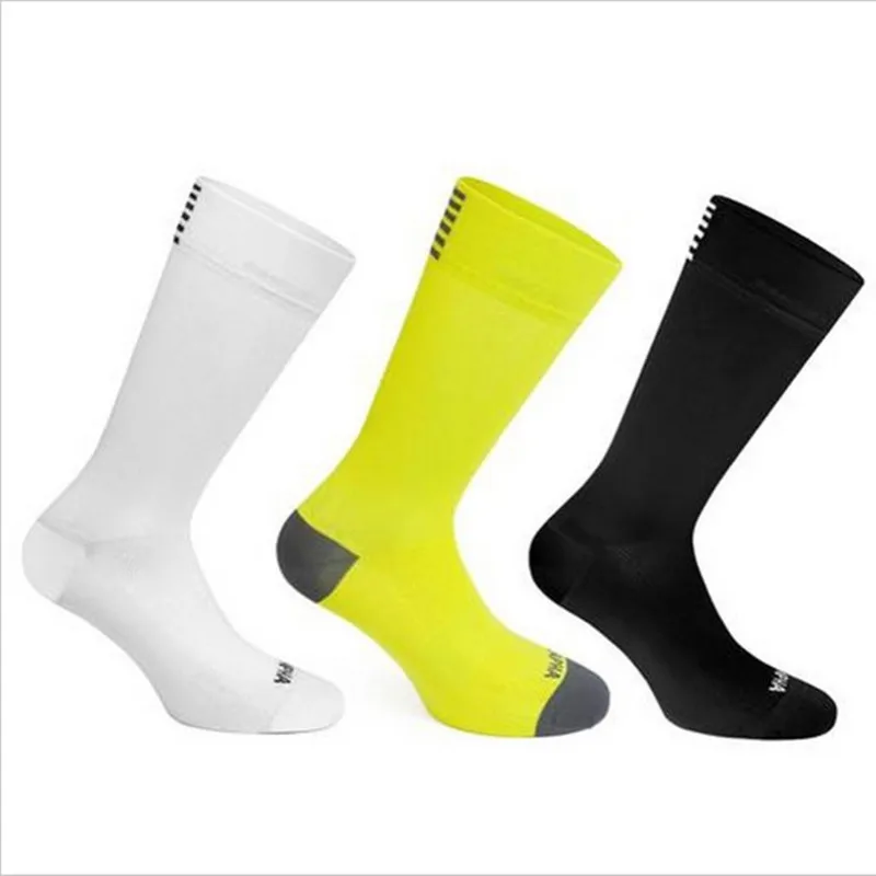 

1pair Socks Mid-Calf Cycling Athletic Running, Sweat-absorbing For Breathable Sports Socks For Men Women