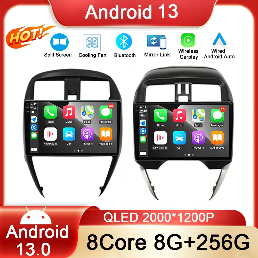 Android 13 аудио для Nissan Versa 2014 - 2020 Автомобильный мультимедийный плеер Apple Car Play GPS навигация DSP интеллектуальная система
Android 13 аудио для Nissan Versa 2014 - 2020 Автомобильный мультимедийный плеер Apple Car Play GPS навигация DSP интеллектуальная система
