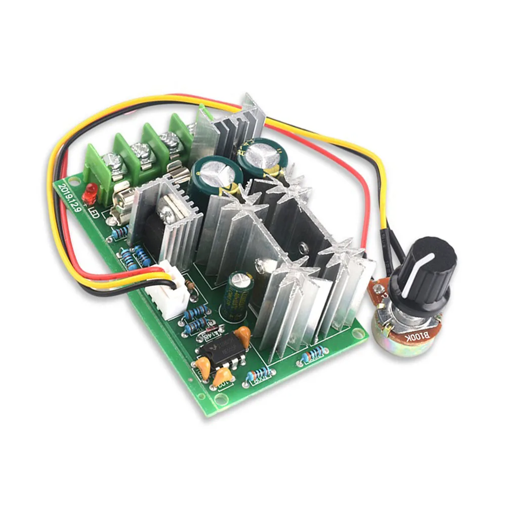 DC10-60V Motor Speed Controller 12V 24V 36V 48V PWM Motor Speed Controller Switch 20A Current Voltage Regulator Drive Module
DC10-60V Motor Speed Controller 12V 24V 36V 48V PWM Motor Speed Controller Switch 20A Current Voltage Regulator Drive Module