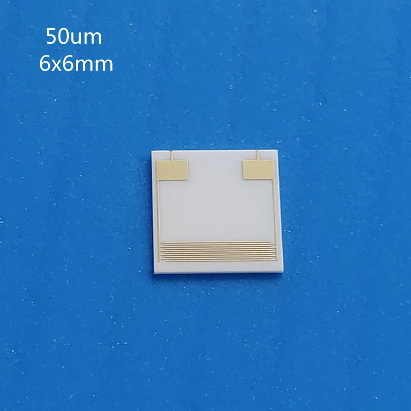 50um Interdigitated Gold Electrode 6x6mm Capacitor Array Ceramic Circuit Biogas Humidity Sensor Chip Section
50um Interdigitated Gold Electrode 6x6mm Capacitor Array Ceramic Circuit Biogas Humidity Sensor Chip Section