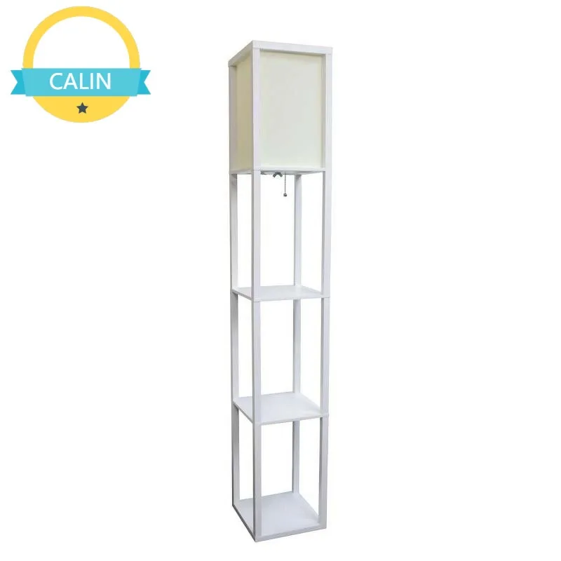 Простой дизайн, Напольная Лампа Etagere, органайзер, полка для хранения с льняным абажуром, белая
Простой дизайн, Напольная Лампа Etagere, органайзер, полка для хранения с льняным абажуром, белая