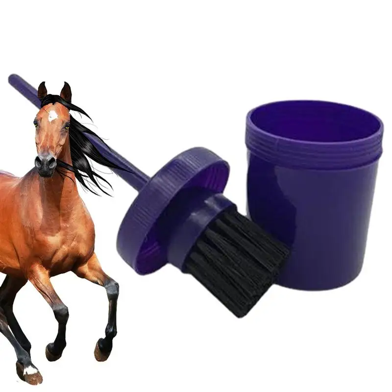 Horse Hoof Brush For Oil Moisturizing Horse Hoof Oil Brush With Bucket Leak-Proof Hoof Oil Bottle For Horse Training Racecourses
Horse Hoof Brush For Oil Moisturizing Horse Hoof Oil Brush With Bucket Leak-Proof Hoof Oil Bottle For Horse Training Racecourses