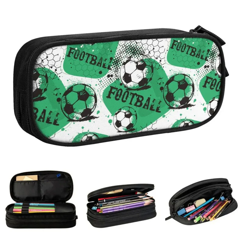 Soccer Pencil Cases Fun Football Balls Sports Pen Bags Girls Boys Big Capacity School Supplies Gifts Pencilcases
Soccer Pencil Cases Fun Football Balls Sports Pen Bags Girls Boys Big Capacity School Supplies Gifts Pencilcases