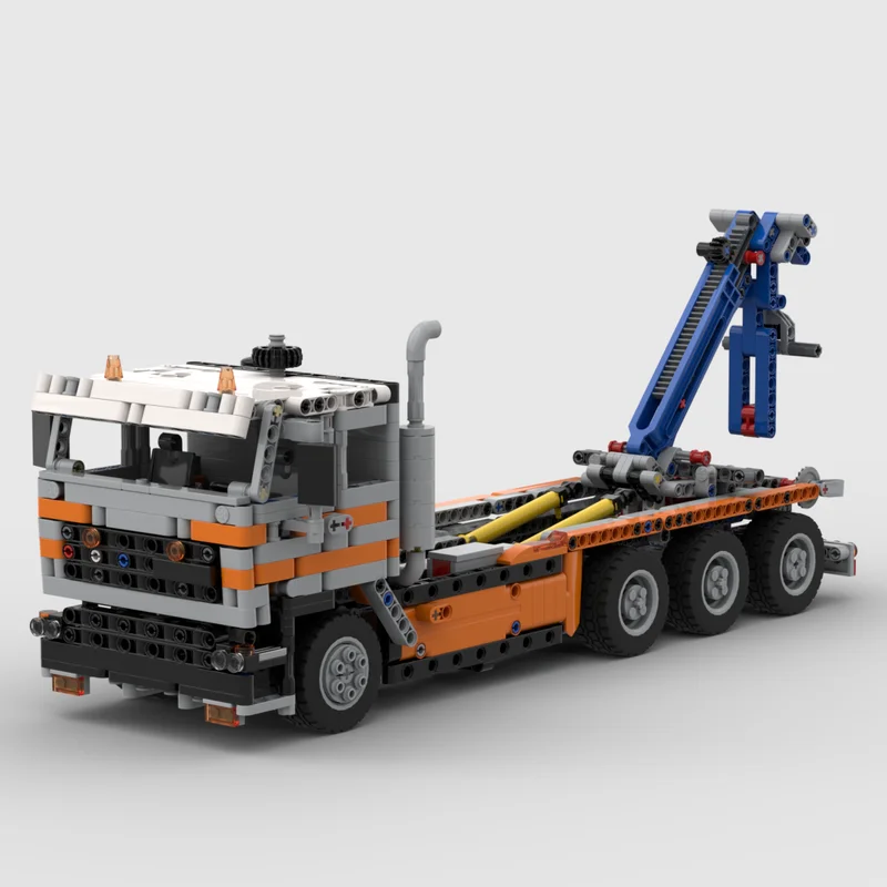 Moc-114100+114195 Daf F2800 Hookloader 42i28 Model Truck With Flat Plate Pneumatic Version 1535pcs Building Blocks Stitch Toys
Moc-114100+114195 Daf F2800 Hookloader 42i28 Model Truck With Flat Plate Pneumatic Version 1535pcs Building Blocks Stitch Toys