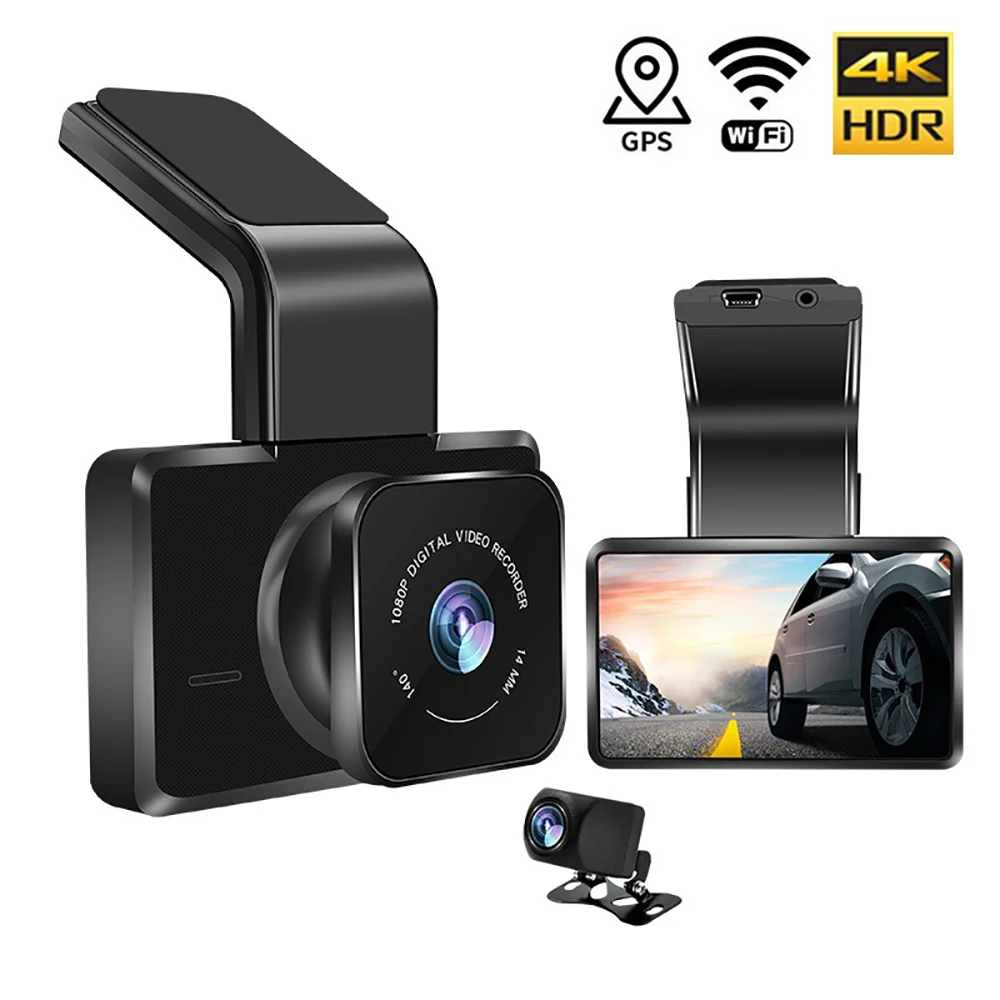 Автомобильный видеорегистратор 4K 3840*2160P, видеорегистратор с Wi-Fi, GPS, видеорегистратор с камерой, Автомобильный видеорегистратор с функцией ночного видения
Автомобильный видеорегистратор 4K 3840*2160P, видеорегистратор с Wi-Fi, GPS, видеорегистратор с камерой, Автомобильный видеорегистратор с функцией ночного видения