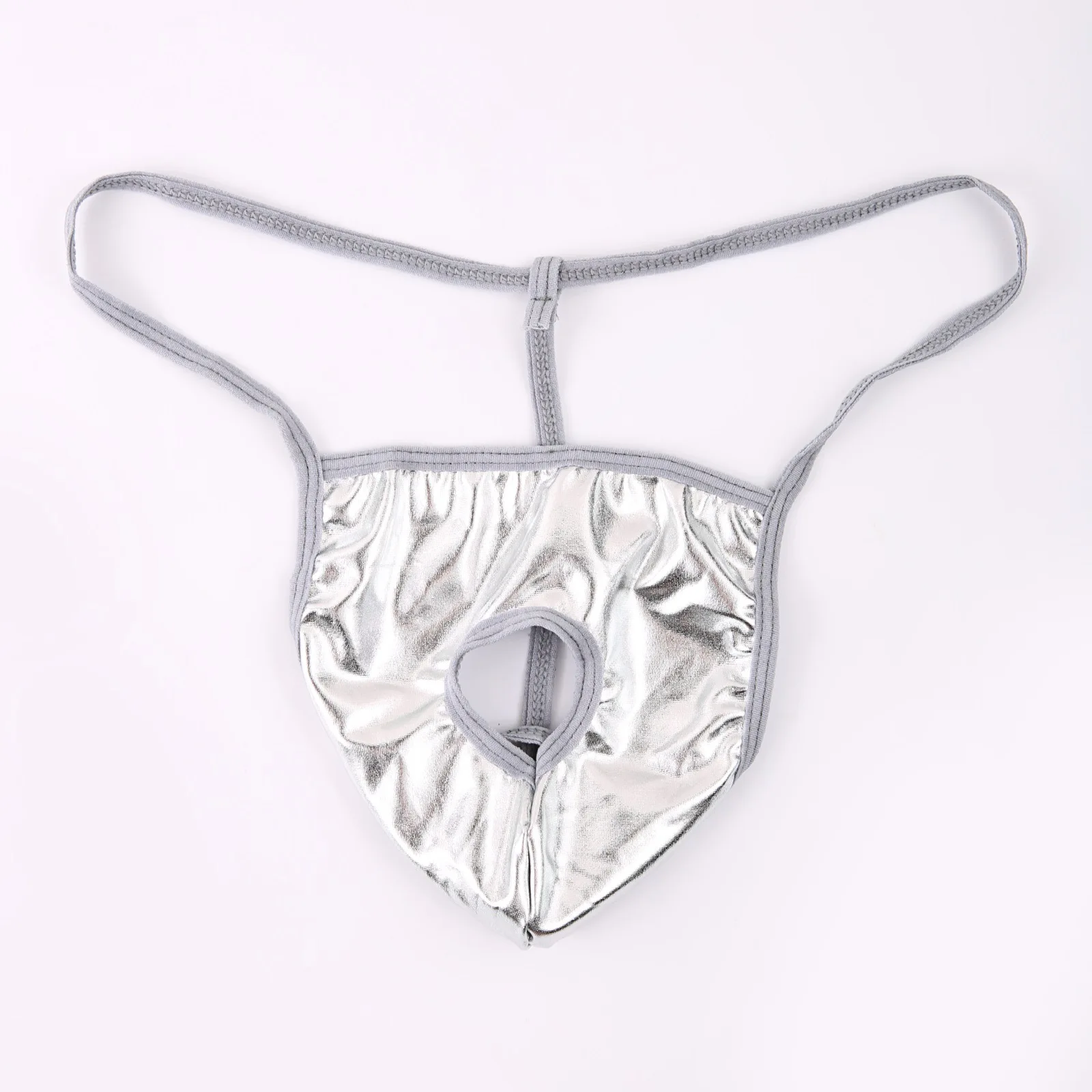 Men Sexy Lingerie G-String Thong With Hole T-back Sexy Underwear Exposed Buttocks Breathable Ultrathin See-through Panties
Men Sexy Lingerie G-String Thong With Hole T-back Sexy Underwear Exposed Buttocks Breathable Ultrathin See-through Panties