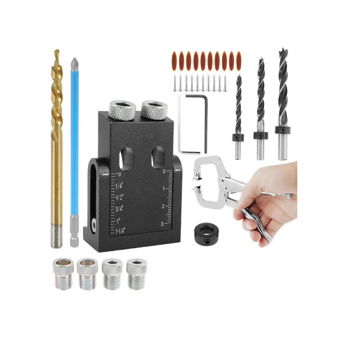 Black 15-Degree Angle Woodworking Oblique Hole Fixer Woodworking Punching Locator Wood Connection Installation Tool
Black 15-Degree Angle Woodworking Oblique Hole Fixer Woodworking Punching Locator Wood Connection Installation Tool