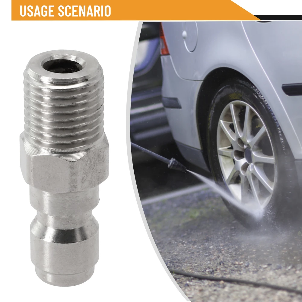 1pc Pressure Washer Quick Adapter For Quick Connect Garden Hoses Pumps Hose Reels Ball Valves Telescopic Rods Surface Cleaners
1pc Pressure Washer Quick Adapter For Quick Connect Garden Hoses Pumps Hose Reels Ball Valves Telescopic Rods Surface Cleaners