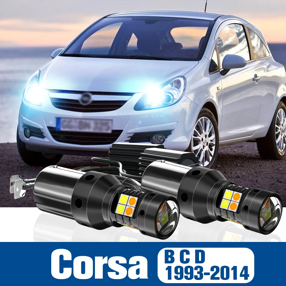 2pcs LED Dual Mode Turn Signal+Daytime Running Light DRL Accessories Canbus For Opel Corsa B C D 1993-2014 2005 2006 2010 2011
2pcs LED Dual Mode Turn Signal+Daytime Running Light DRL Accessories Canbus For Opel Corsa B C D 1993-2014 2005 2006 2010 2011