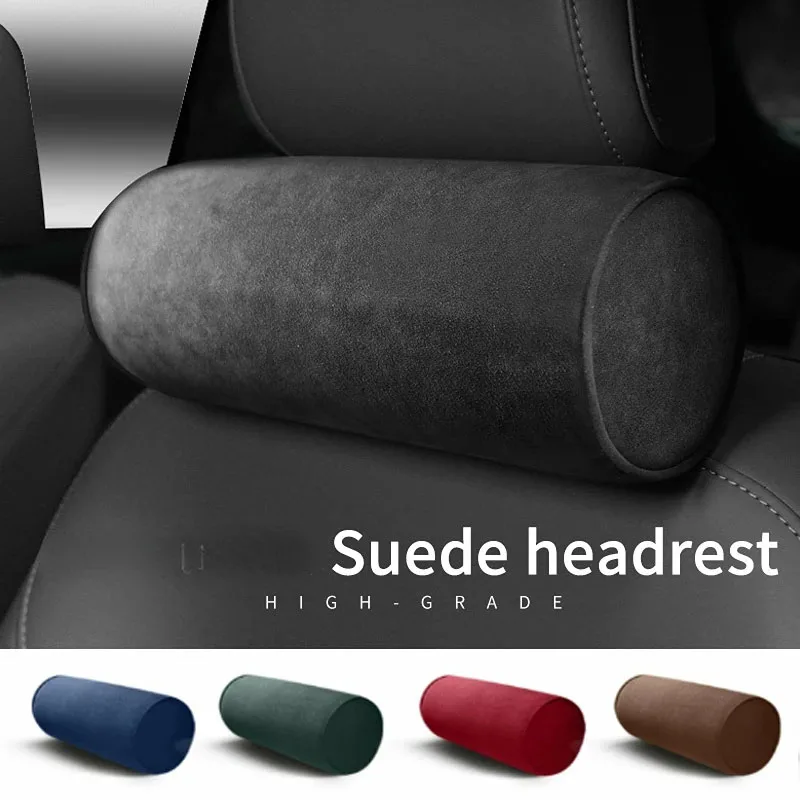 Top Suede All Car car headrest neck pillow round headrest high-end Universal car interior car accessories
Top Suede All Car car headrest neck pillow round headrest high-end Universal car interior car accessories